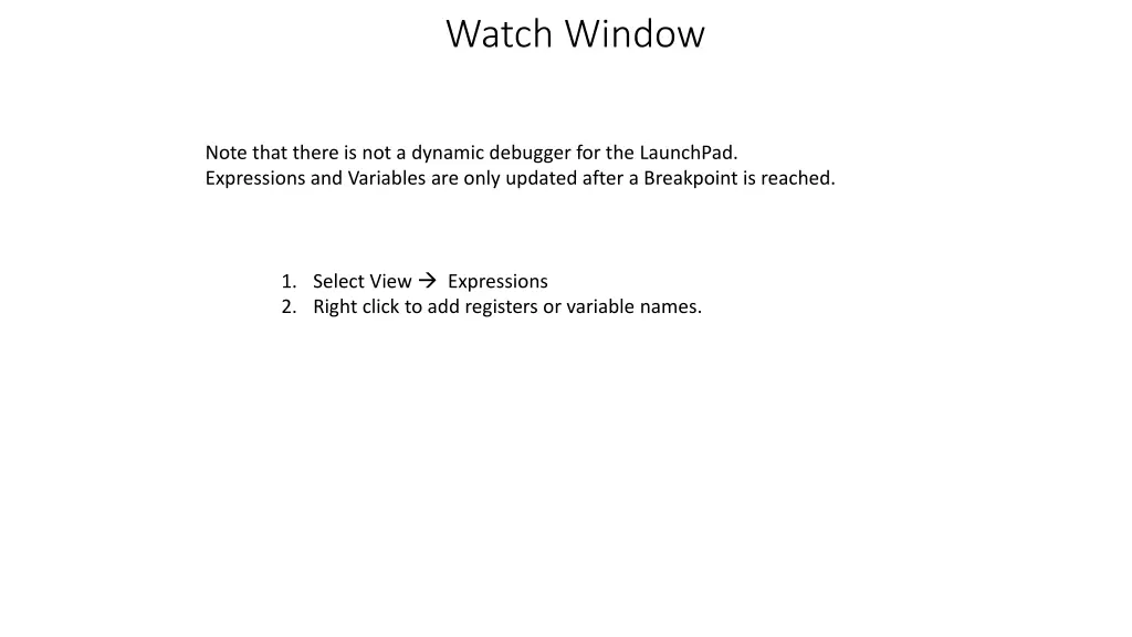 watch window