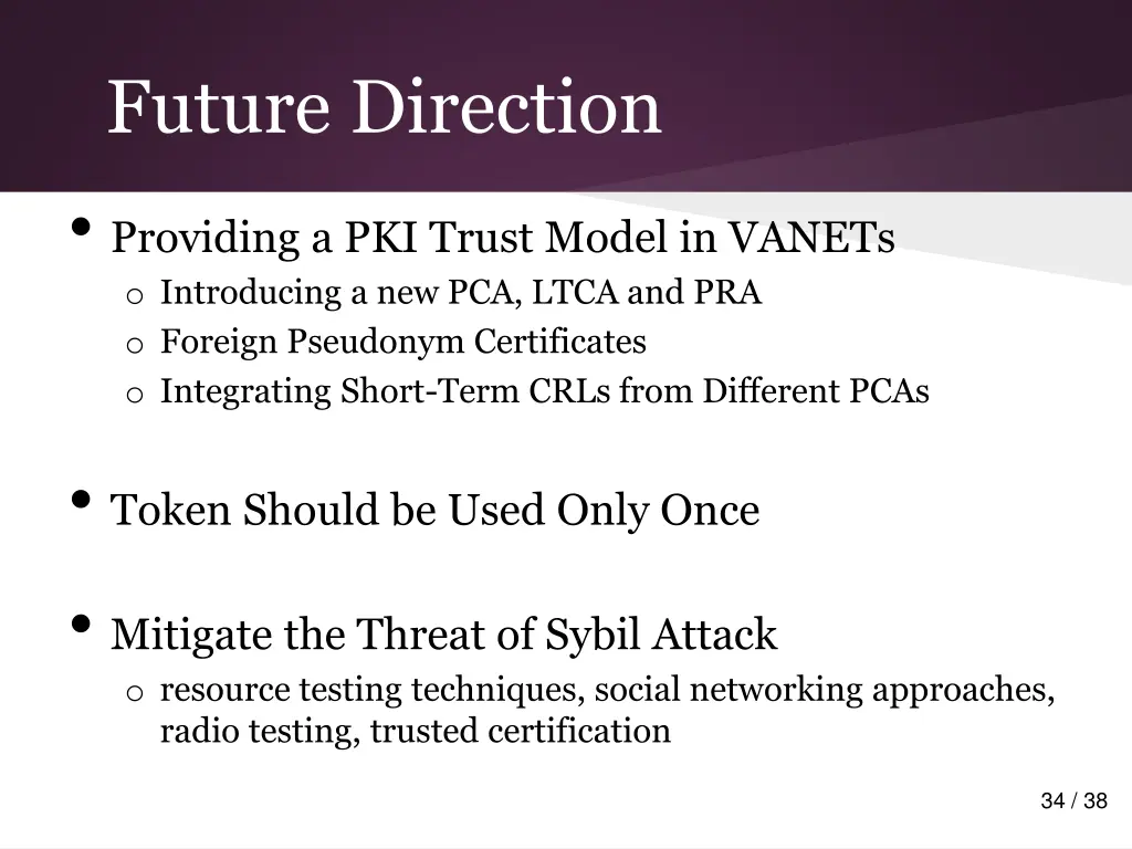 future direction providing a pki trust model