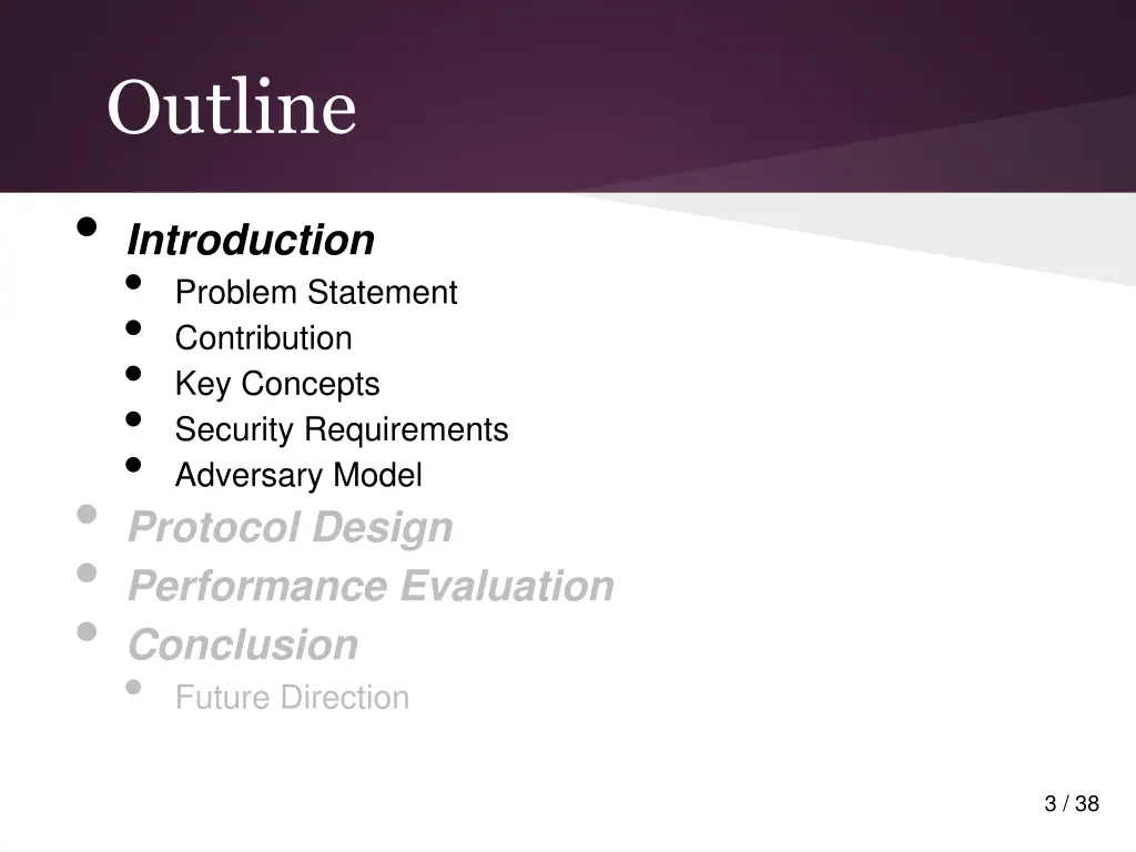 outline introduction problem statement 1
