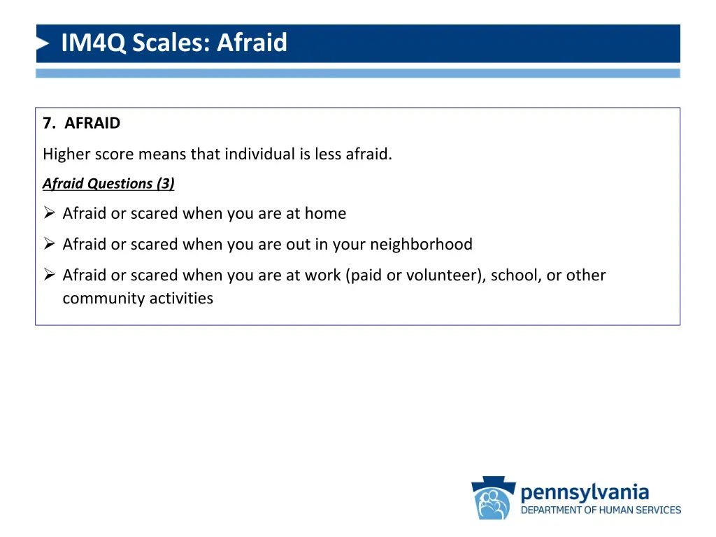 im4q scales afraid