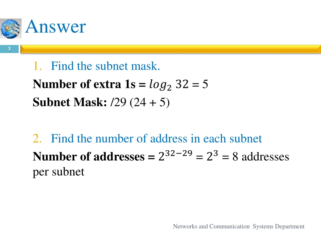 answer