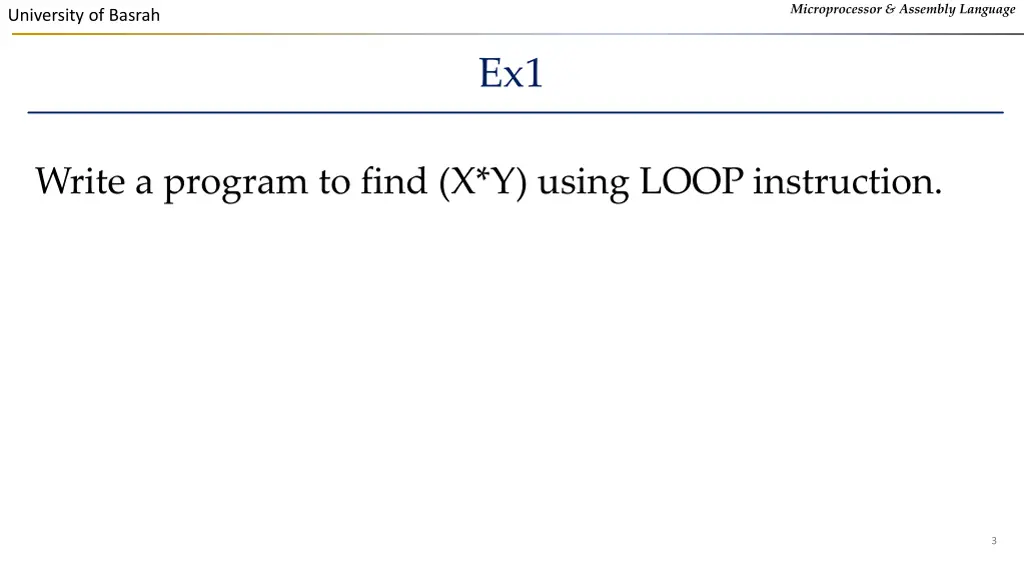 microprocessor assembly language 1