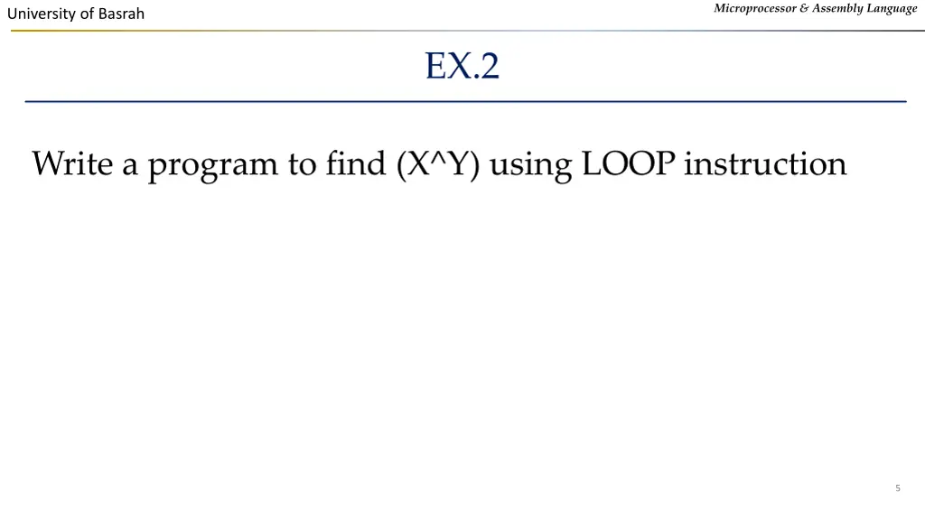 microprocessor assembly language 3