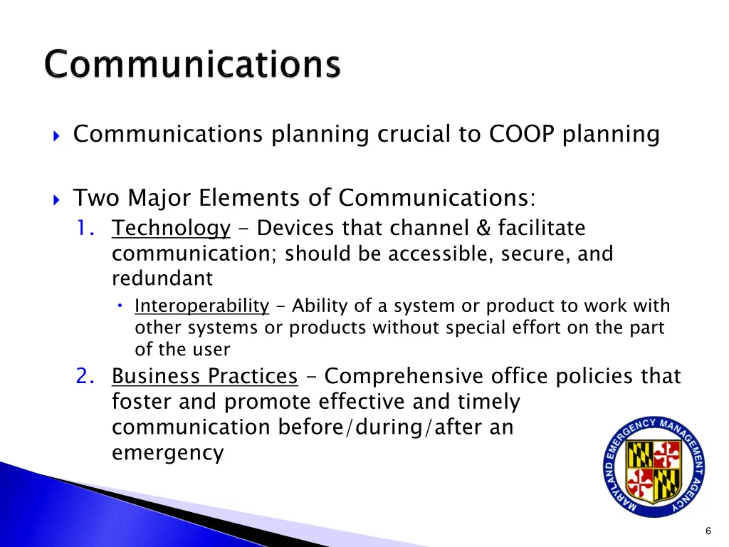communications planning crucial to coop planning