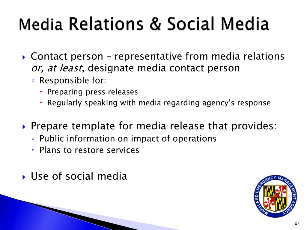 contact person representative from media