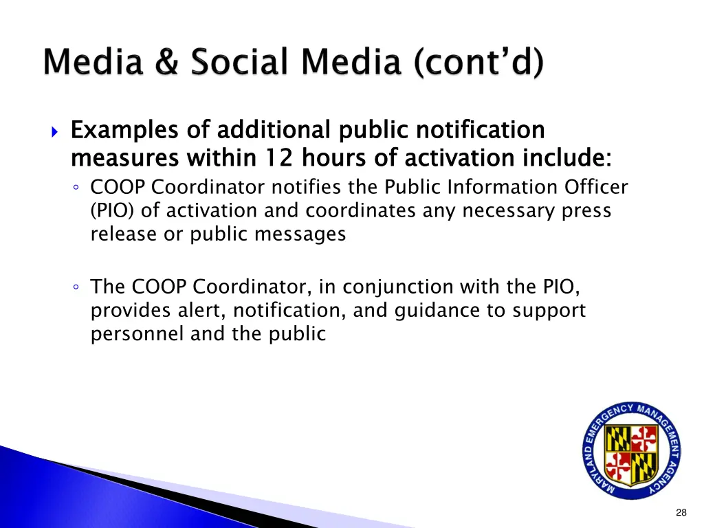 examples of additional public notification