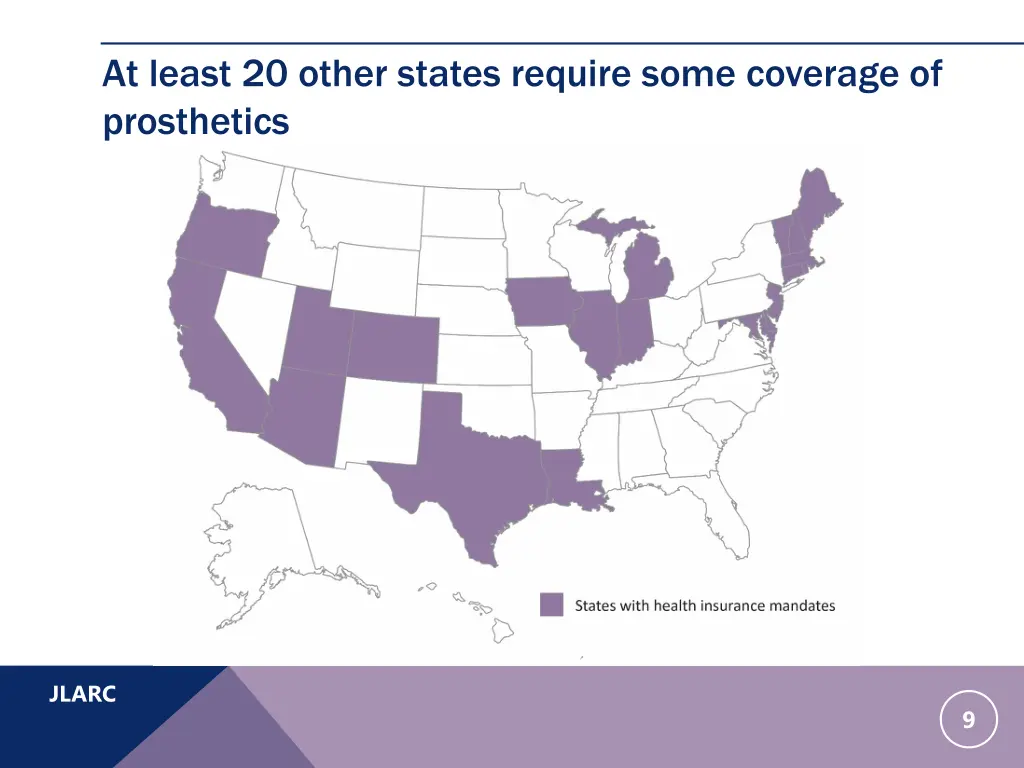 at least 20 other states require some coverage