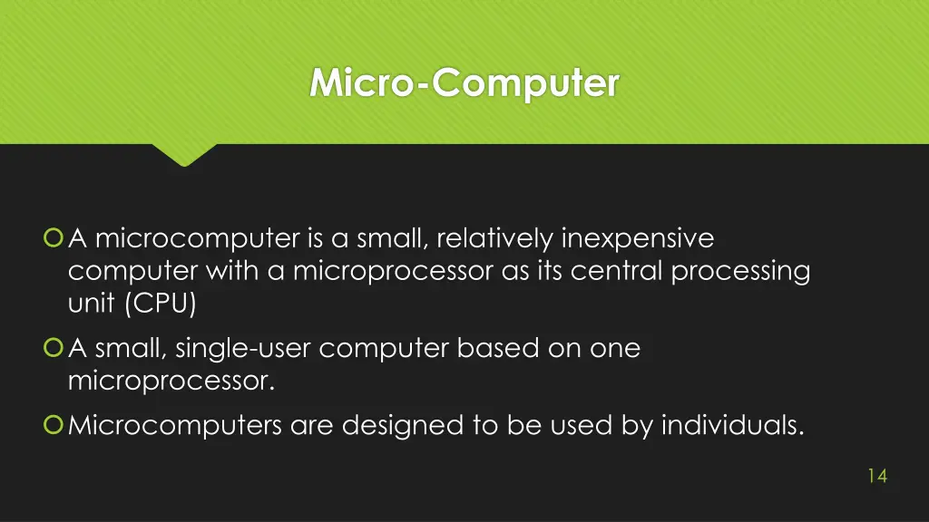 micro computer