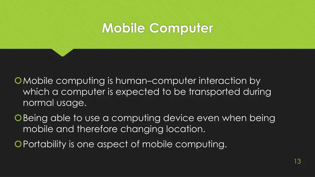 mobile computer