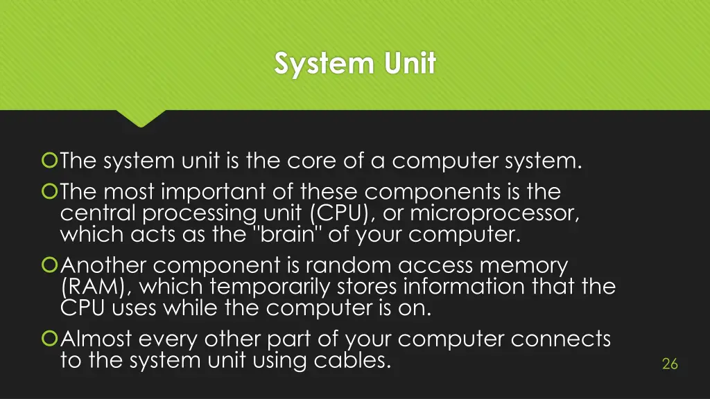 system unit