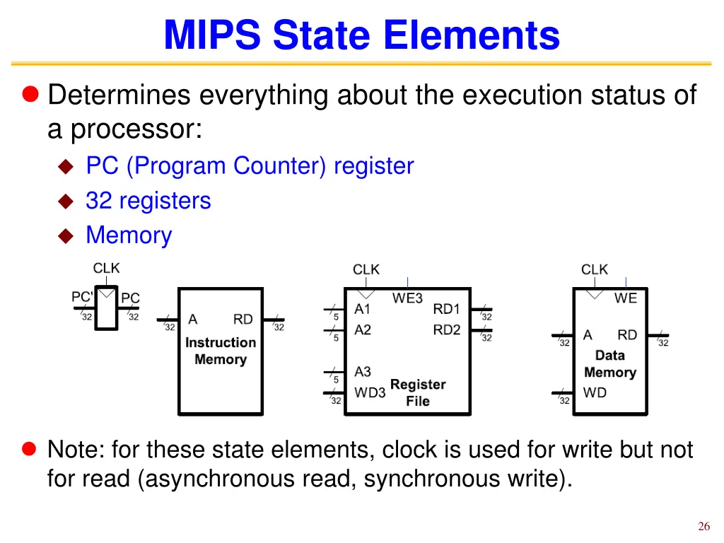 mips state elements 1