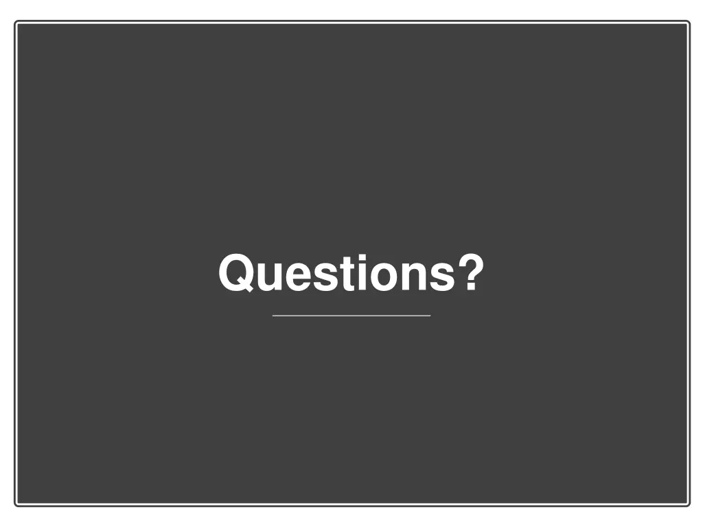 questions