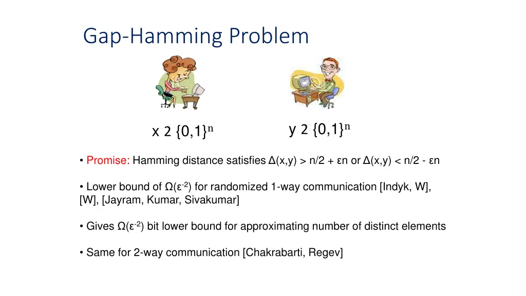 gap hamming problem
