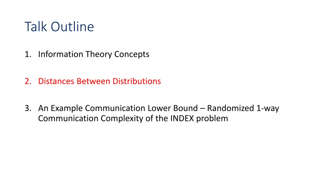 talk outline 1