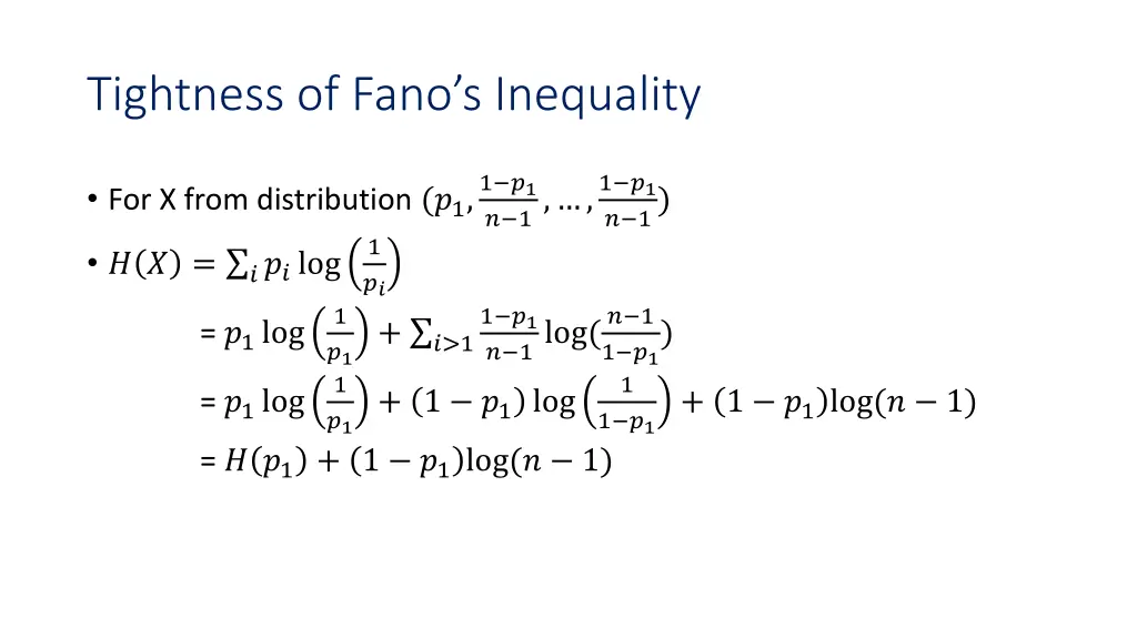 tightness of fano s inequality 1