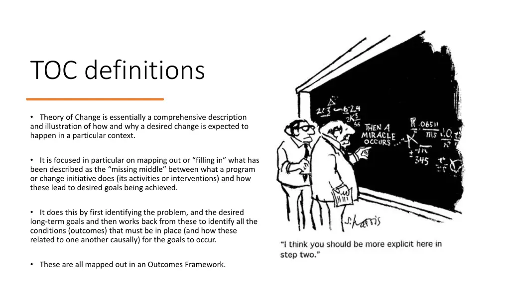 toc definitions