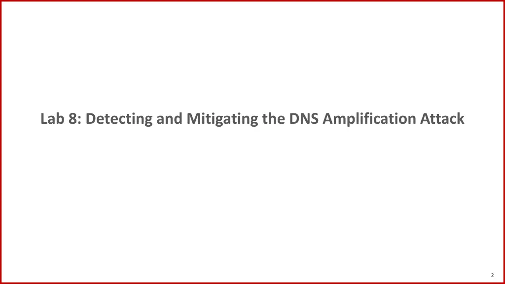 lab 8 detecting and mitigating