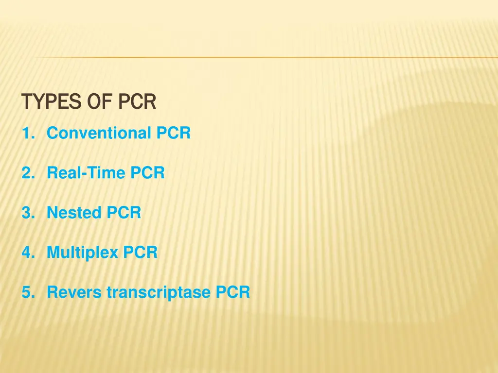 types of pcr types of pcr