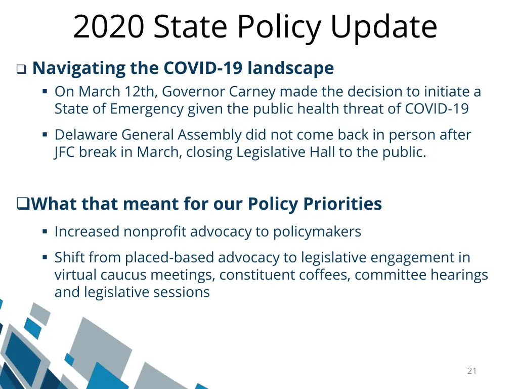 2020 state policy update