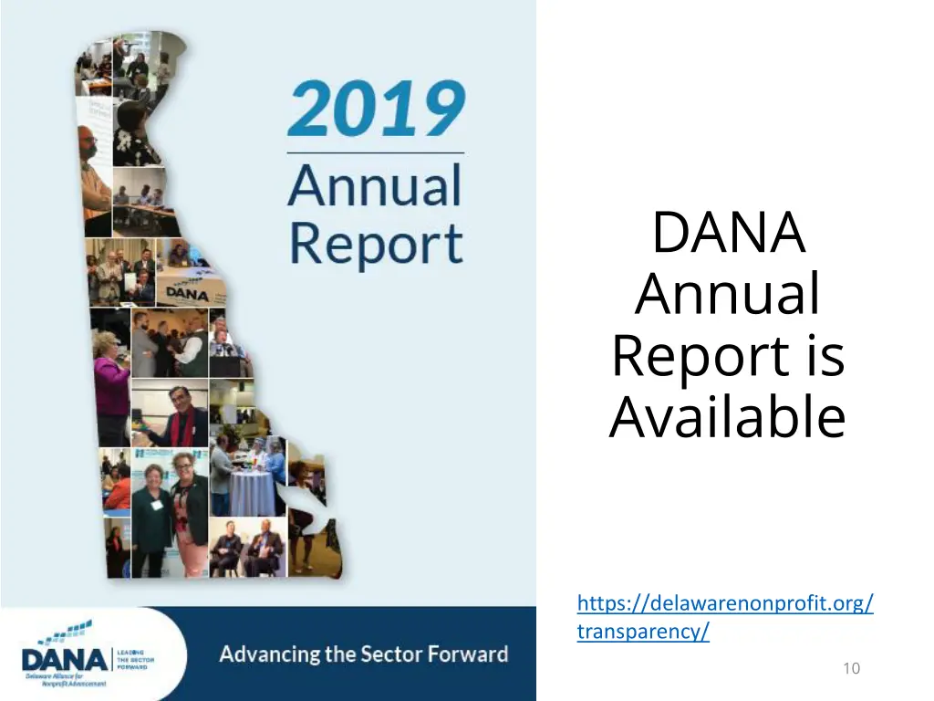 dana annual report is available