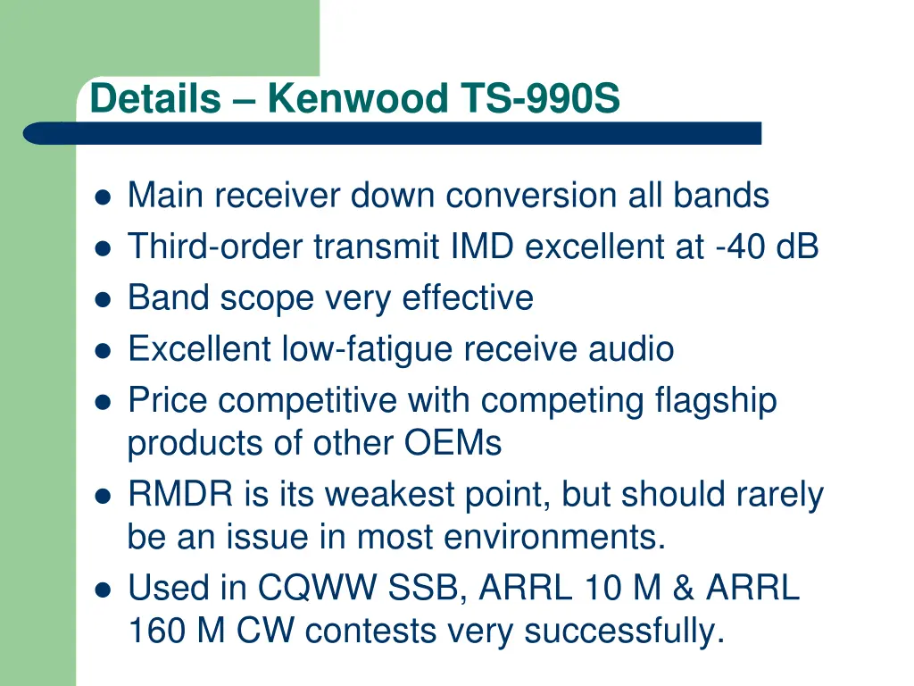 details kenwood ts 990s