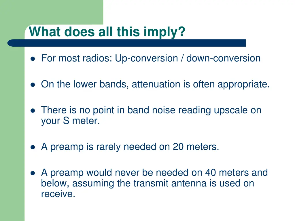 what does all this imply