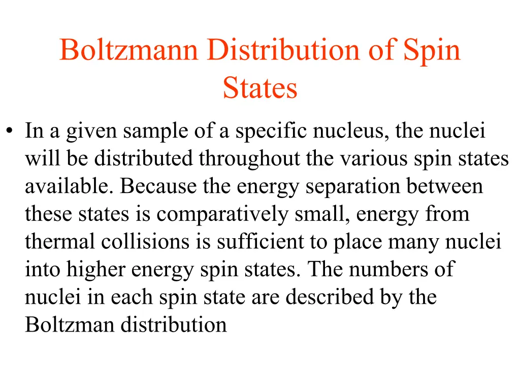 boltzmann distribution of spin states 1
