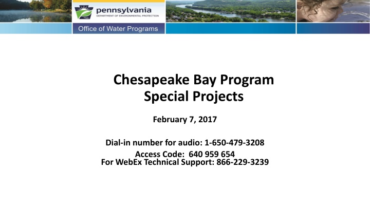 chesapeake bay program special projects