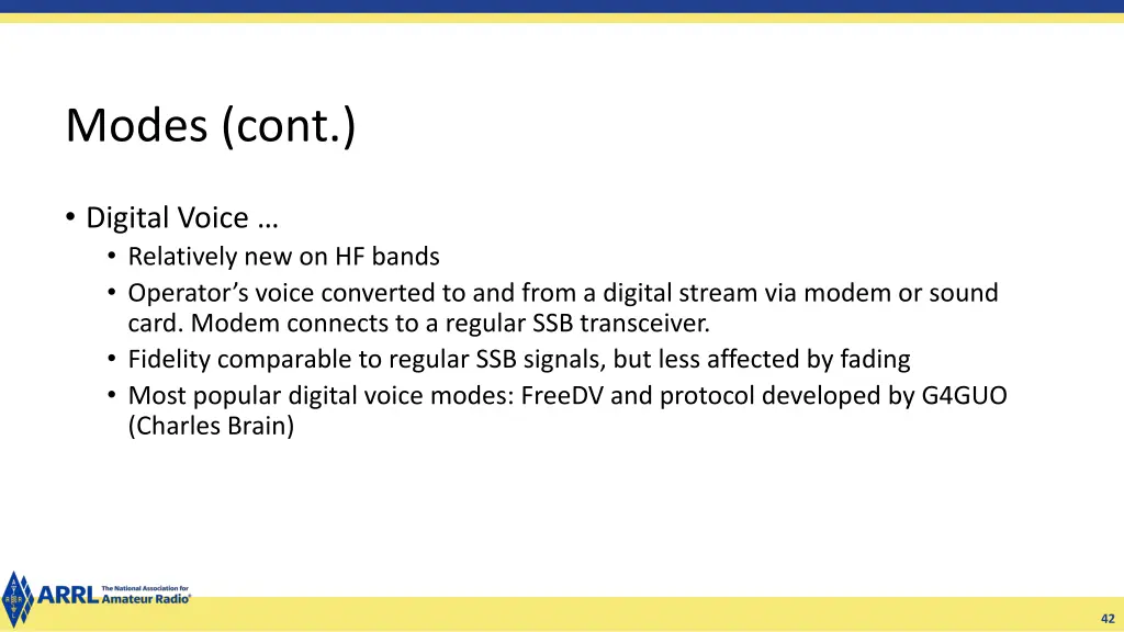modes cont 1