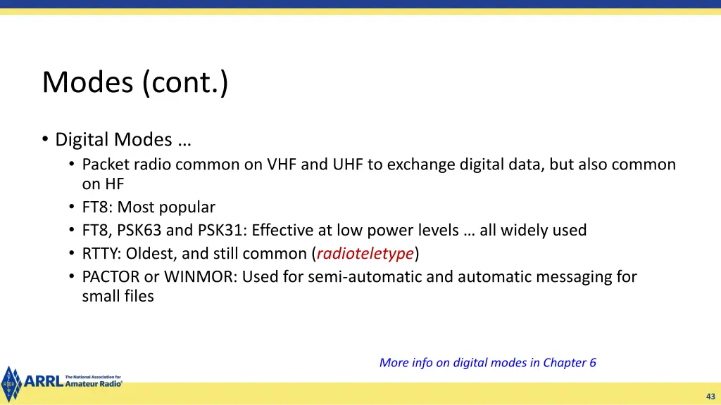modes cont 2