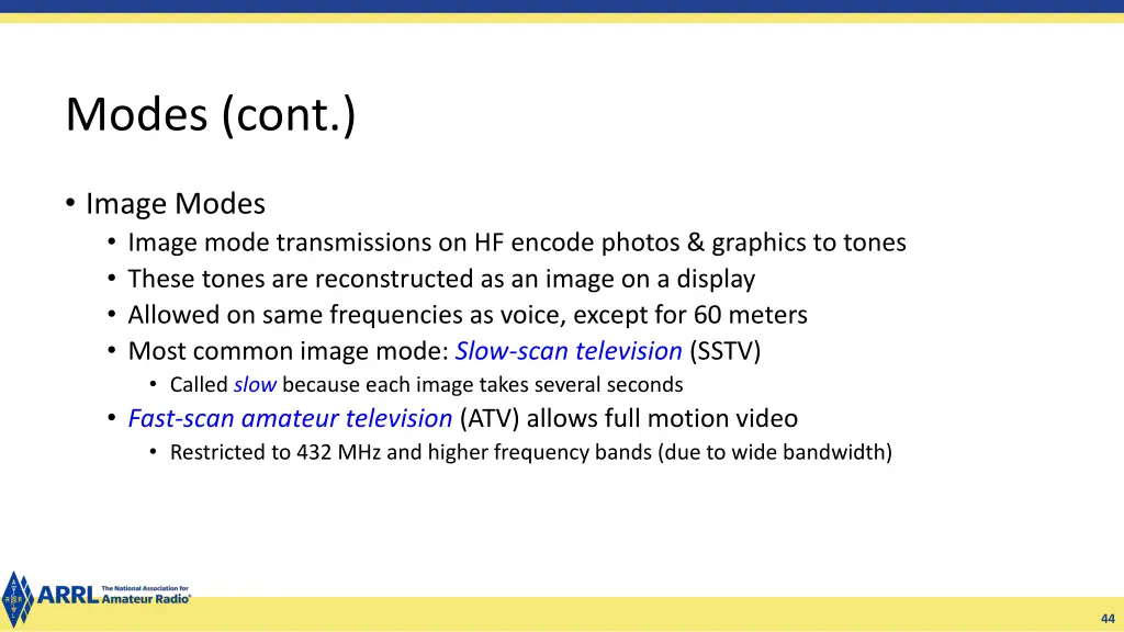modes cont 3