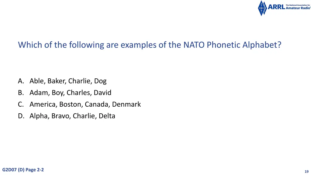 which of the following are examples of the nato