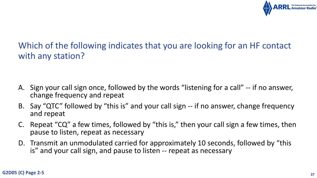 which of the following indicates that