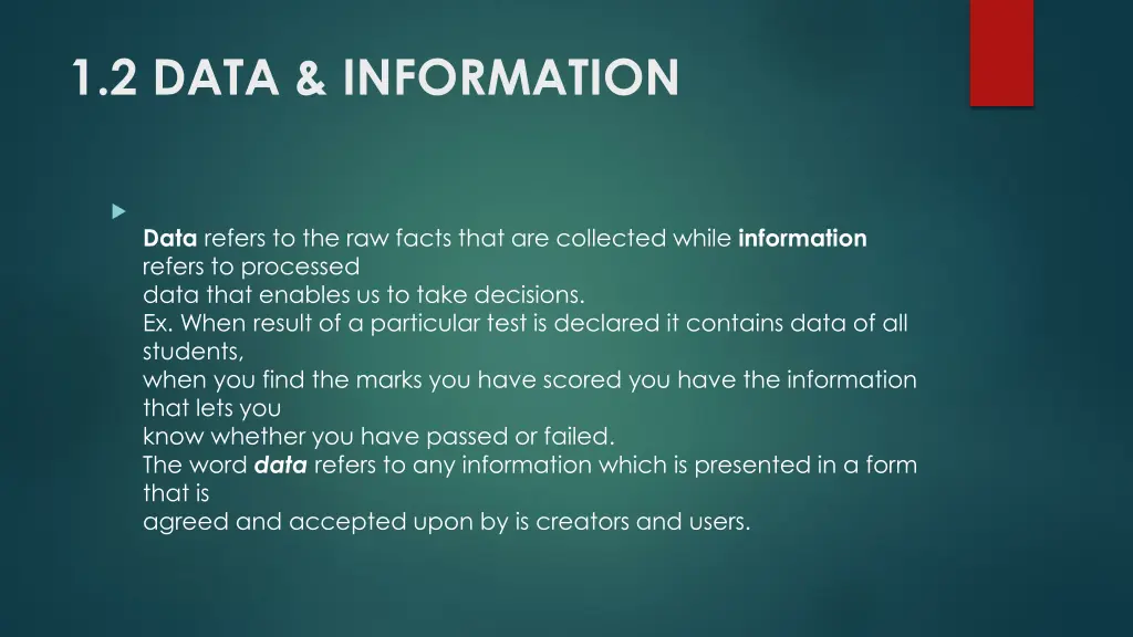 1 2 data information