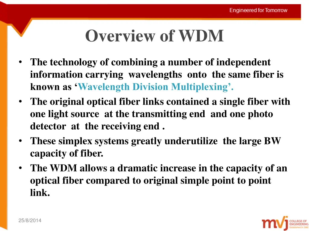overview of wdm