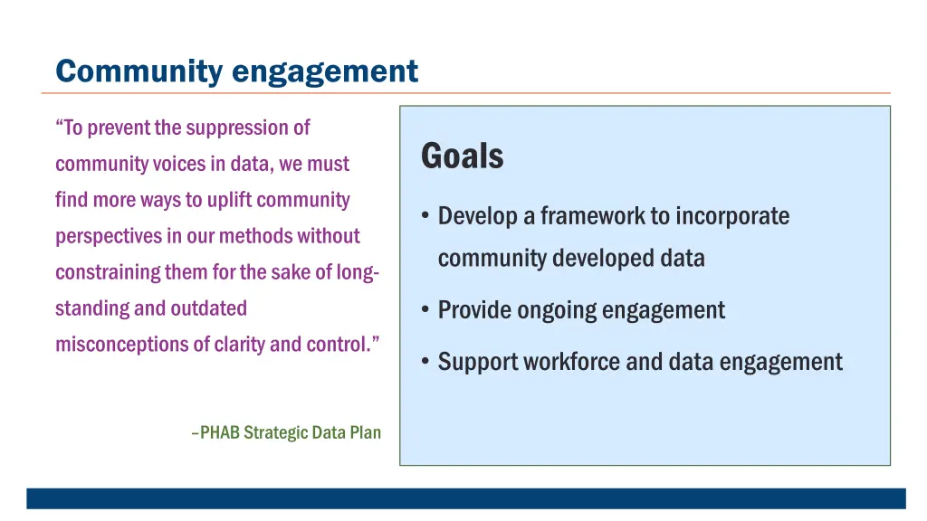 community engagement
