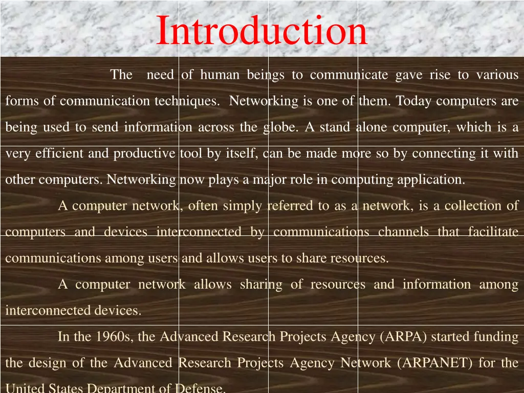 introduction