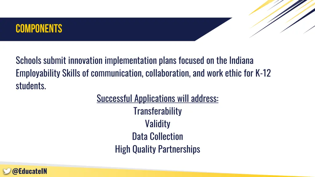 schools submit innovation implementation plans