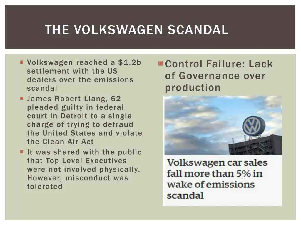 the volkswagen scandal 1