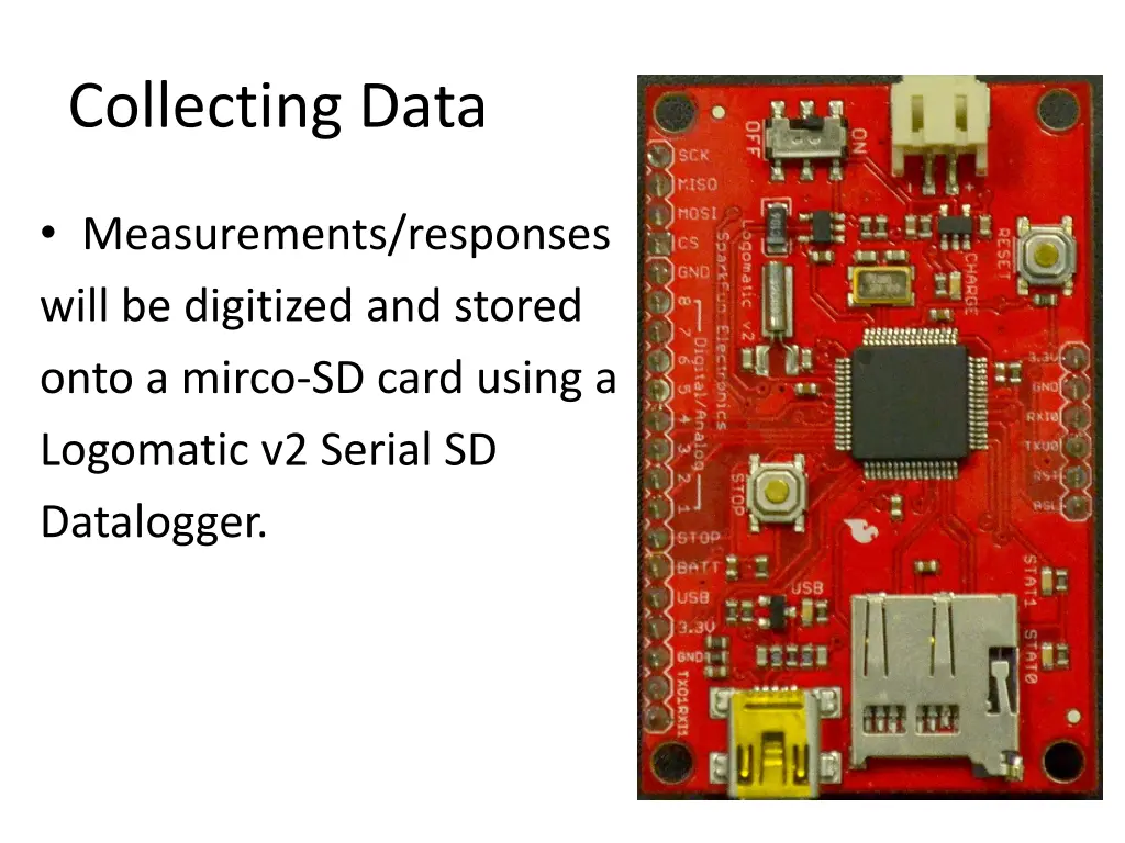 collecting data