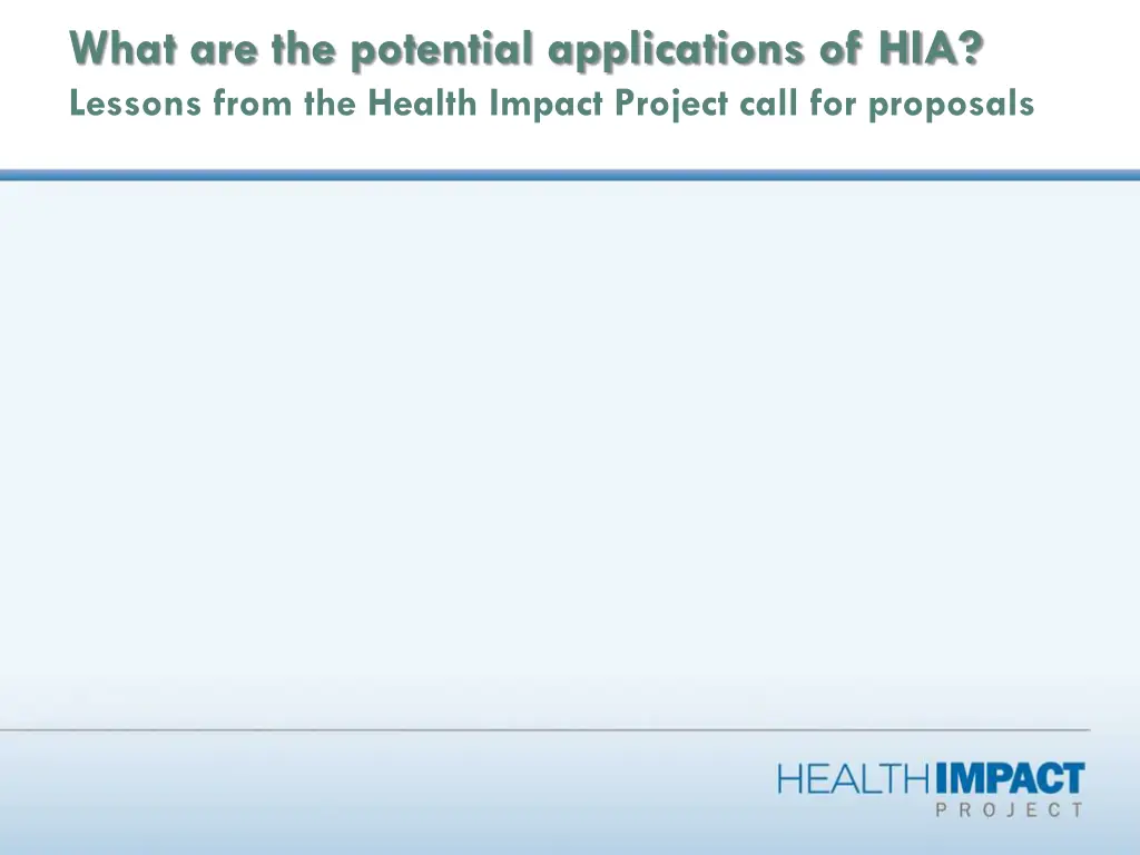 what are the potential applications