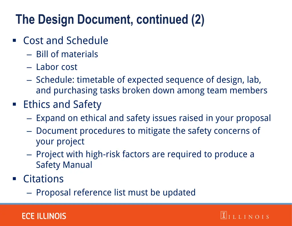 the design document continued 2