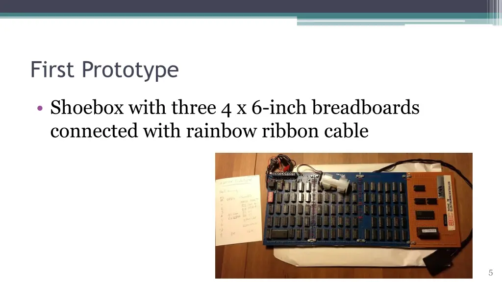 first prototype