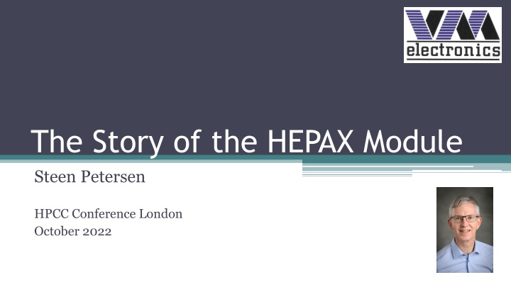 the story of the hepax module steen petersen