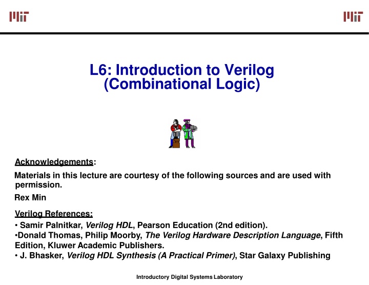 l6 introduction to verilog combinational logic