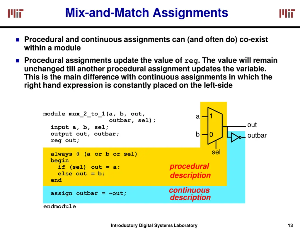mix and match assignments