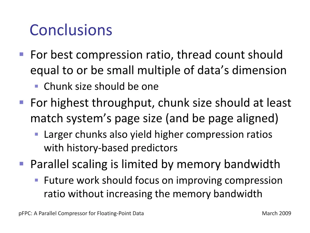 conclusions