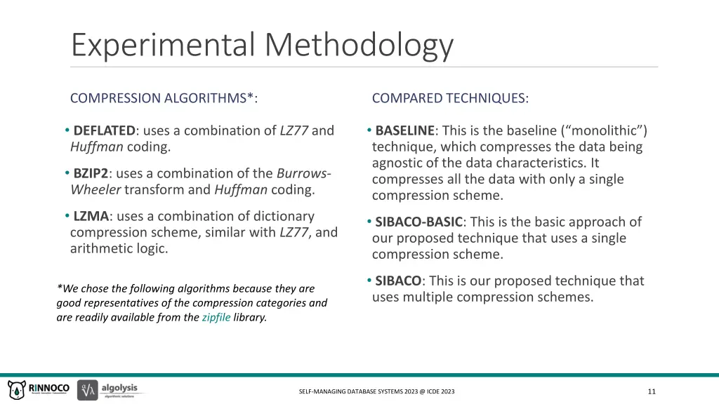 experimental methodology