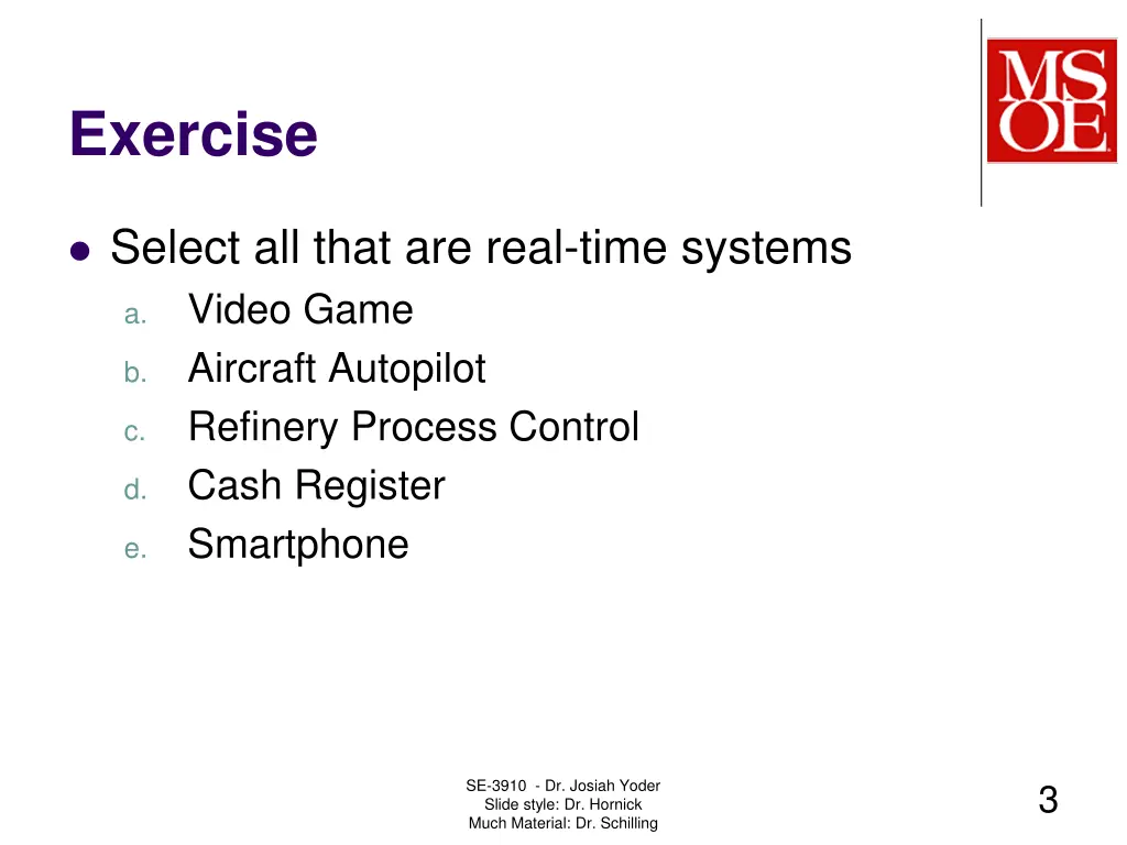exercise