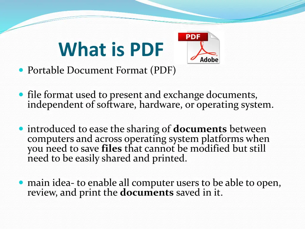 what is pdf portable document format pdf